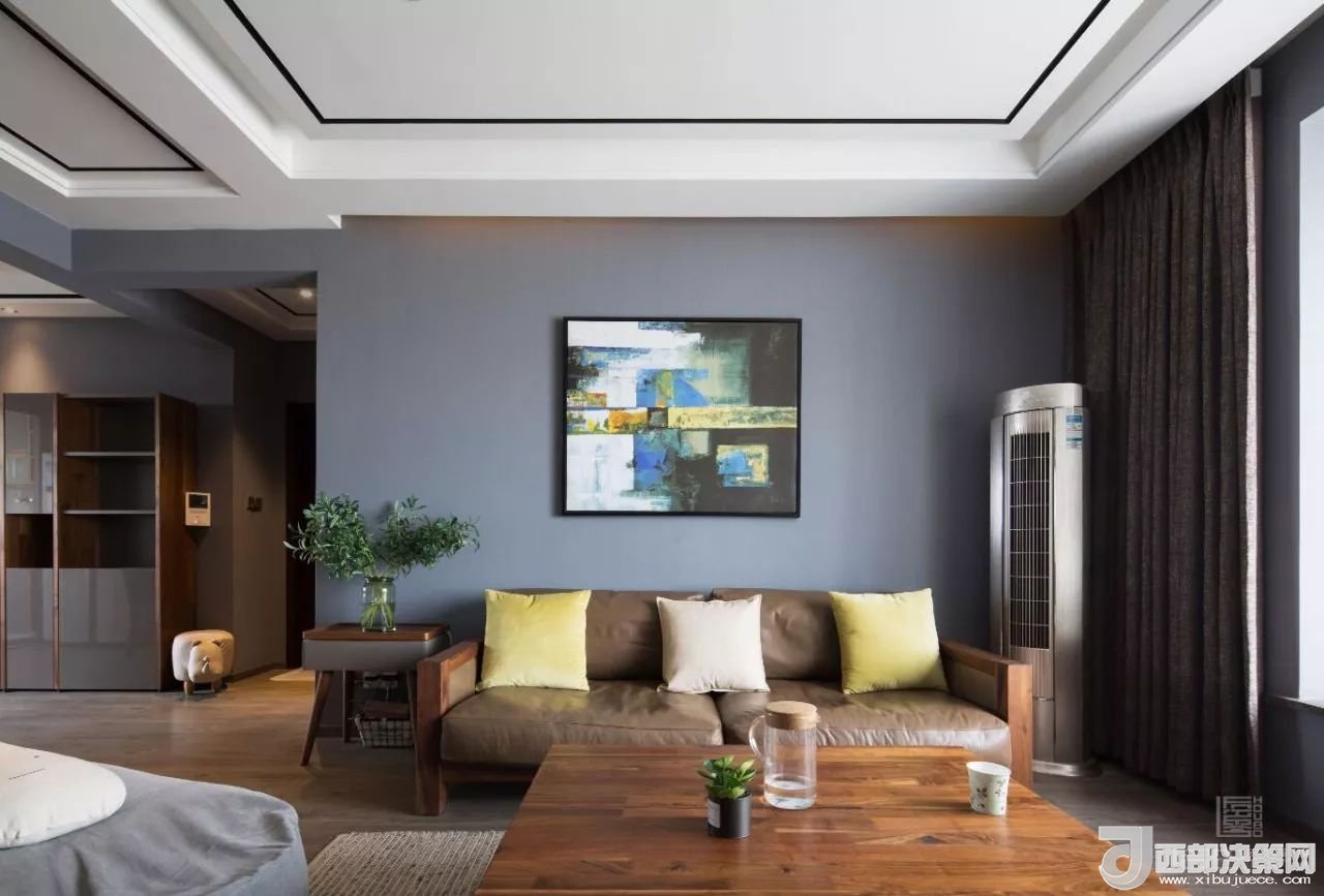 沙發(fā)背景墻選對(duì)裝飾畫，才能美了整個(gè)客廳空間！