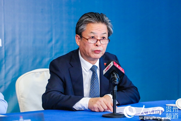 中國-東盟中心秘書長陳德海。吳少飛 攝