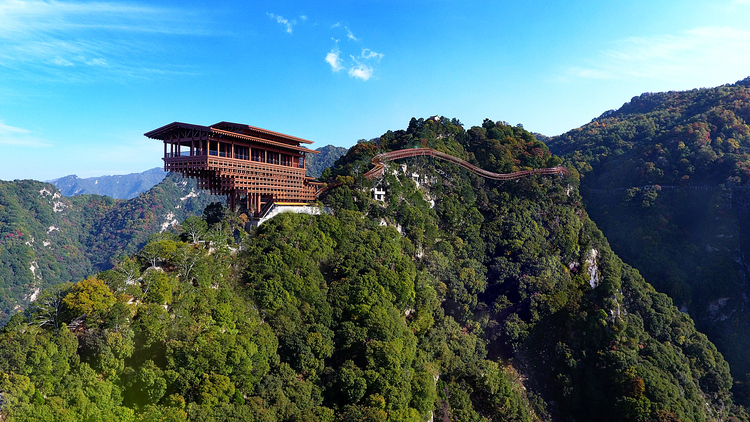 【云游渭南】待到春暖花開之時(shí)，我們相約草長鶯飛的少華山！_fororder_龍首閣 (2)